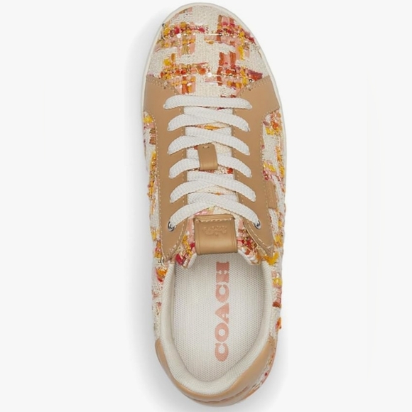 Coach Womens Leather Sneakers - Picture 5 of 10